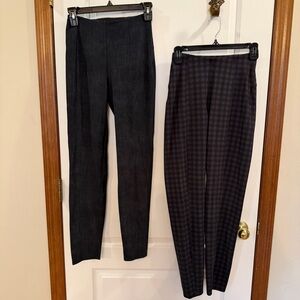lululemon athletica Size 4 Set of 2 Black/Gray “Dressy” Leggings